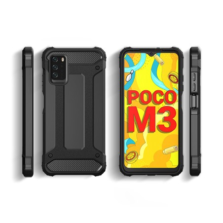 Hybrid Armor šarvuotas hibridinis dėklo dangtelis skirtas Xiaomi Redmi Note 10 5G / Poco M3 Pro gold Hybrid Armor šarvuotas hibridinis dėklo dangtelis skirtas Xiaomi Redmi Note 10 5G / Poco M3 Pro gold