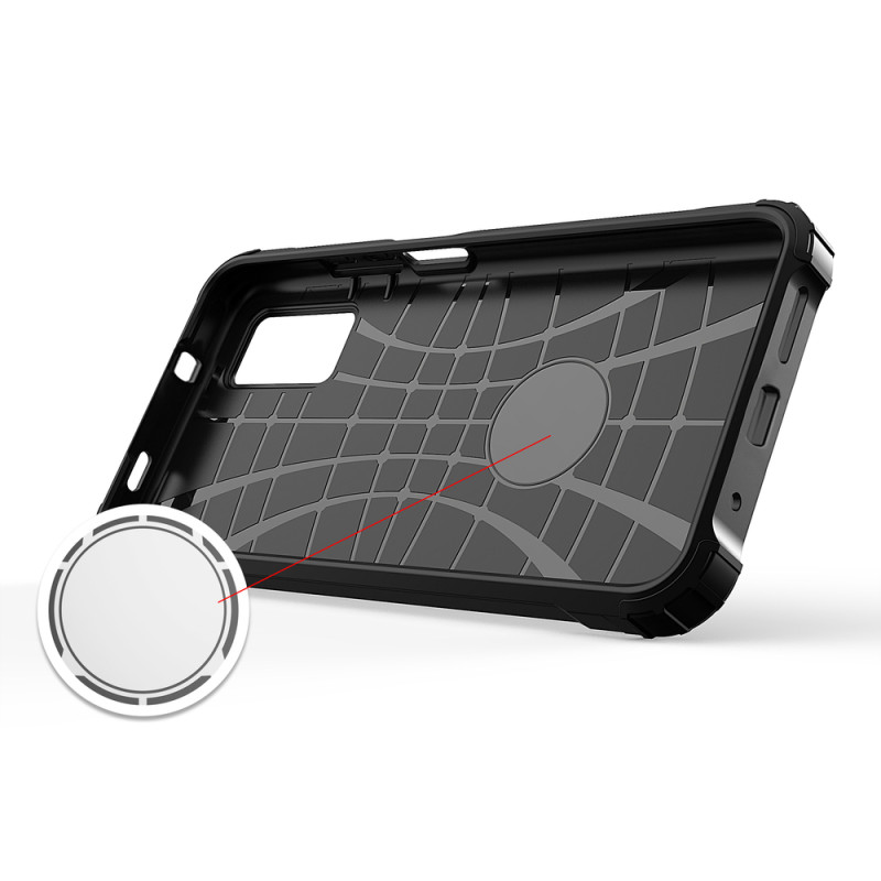 Hybrid Armor šarvuotas hibridinis dėklo dangtelis skirtas Xiaomi Redmi Note 10 5G / Poco M3 Pro gold