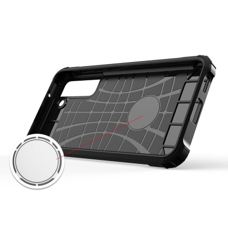 Hybrid Armor šarvuotas hibridinis dėklo dangtelis, skirtas Samsung Galaxy S21 FE auksui Hybrid Armor šarvuotas hibridinis dėklo dangtelis, skirtas Samsung Galaxy S21 FE auksui