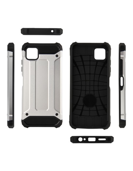 Hybrid Armor šarvuotas hibridinis dėklo dangtelis, skirtas Samsung Galaxy A22 5G juodas Hybrid Armor šarvuotas hibridinis dėklo dangtelis, skirtas Samsung Galaxy A22 5G juodas
