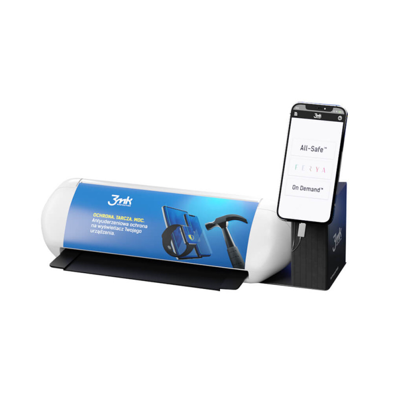 3MK Starter Kit All-Safe+ 1.0 PL ploteris + telefonas ir folijos pjovimo priedų rinkinys 1 vnt.