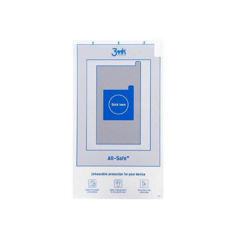 3MK Starter Kit All-Safe+ 1.0 PL ploteris + telefonas ir folijos pjovimo priedų rinkinys 1 vnt.