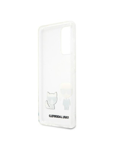 Karl Lagerfeld Karl&Choupette dėklas Samsung Galaxy A72 - skaidrus
