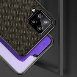 Dux Ducis Fino dėklo dangtelis, padengtas nailono medžiaga, skirtas Samsung Galaxy A22 4G žaliai