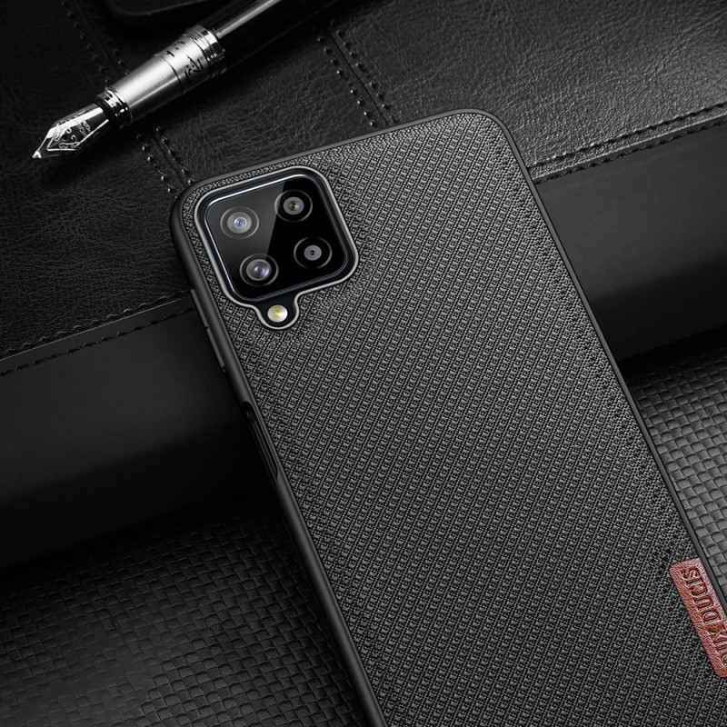 Dux Ducis Fino dėklo dangtelis, padengtas nailono medžiaga, skirtas Samsung Galaxy A22 4G žaliai