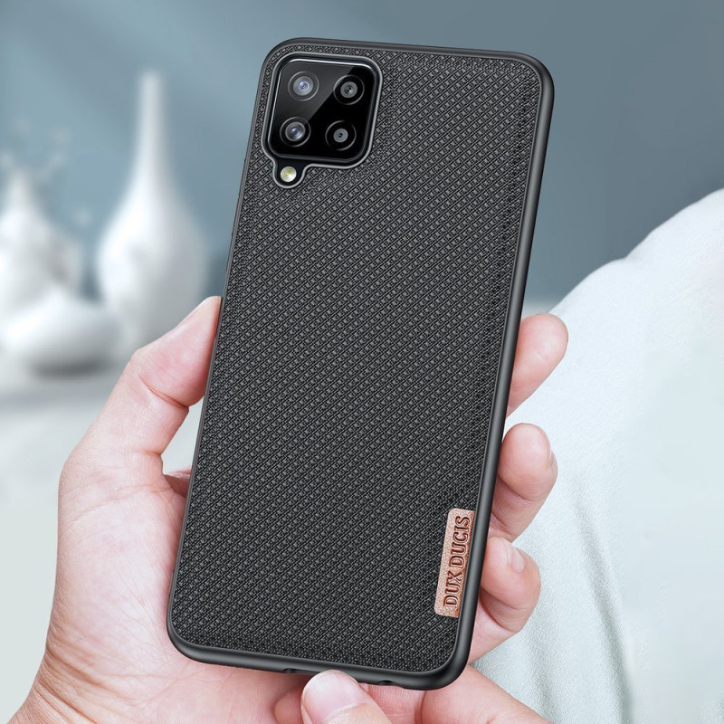 Dux Ducis Fino dėklo dangtelis, padengtas nailono medžiaga, skirtas Samsung Galaxy A22 4G žaliai