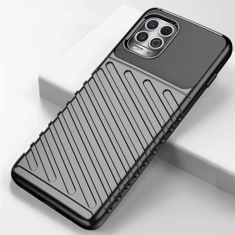 Thunder Case lankstus šarvuotas dangtelis, skirtas Motorola Moto G100 / Edge S juodas