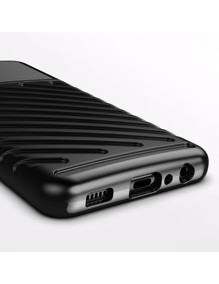 Thunder Case lankstus šarvuotas dėklas Samsung Galaxy A22 4G žalias