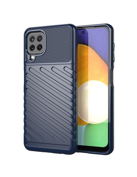 Thunder Case lankstus šarvuotas dėklas, skirtas Samsung Galaxy A22 4G mėlynas
