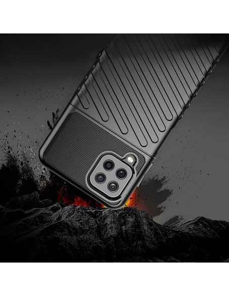 Thunder Case lankstus šarvuotas dėklas, skirtas Samsung Galaxy A22 4G mėlynas