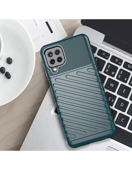 Thunder Case lankstus šarvuotas dėklas, skirtas Samsung Galaxy A22 4G mėlynas