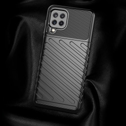 Thunder Case lankstus šarvuotas dėklas Samsung Galaxy A22 4G juodas