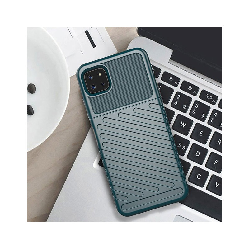 Thunder Case lankstus šarvuotas dėklas, skirtas Samsung Galaxy A22 5G mėlynas