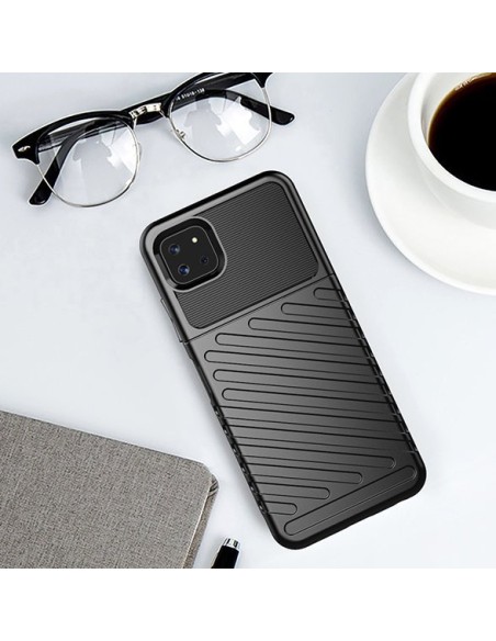 Thunder Case lankstus šarvuotas dėklas, skirtas Samsung Galaxy A22 5G mėlynas