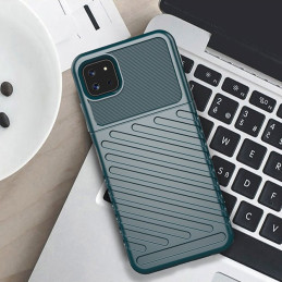 Thunder Case lankstus šarvuotas dėklas Samsung Galaxy A22 5G juodas