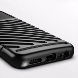 Thunder Case lankstus šarvuotas dėklas Samsung Galaxy A22 5G juodas