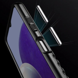 Thunder Case lankstus šarvuotas dėklas Samsung Galaxy A22 5G juodas