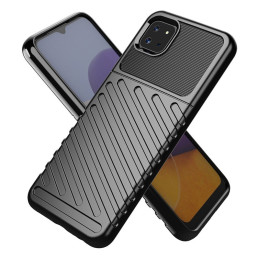 Thunder Case lankstus šarvuotas dėklas Samsung Galaxy A22 5G juodas