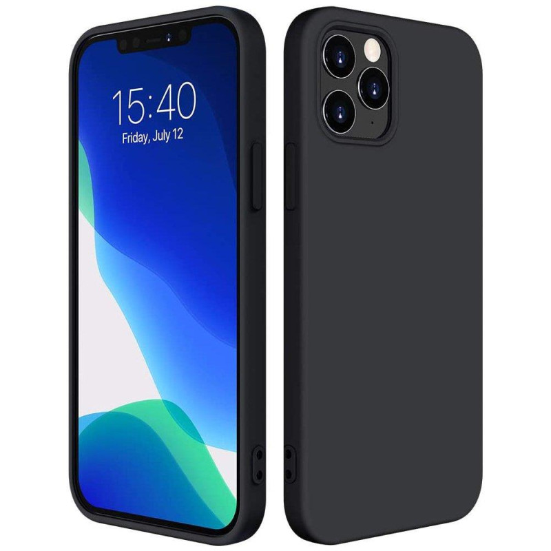 Silikoninis dėklas Lankstus silikoninis dėklo dangtelis Xiaomi Redmi Note 10 5G / Poco M3 Pro Black