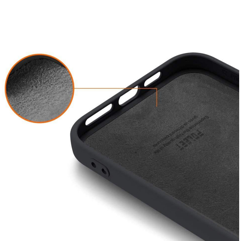 Silikoninis dėklas Lankstus silikoninis dėklo dangtelis Xiaomi Redmi Note 10 5G / Poco M3 Pro Black