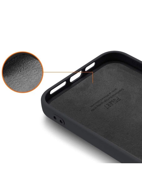 Silikoninis dėklas Lankstus silikoninis dėklo dangtelis Xiaomi Redmi Note 10 5G / Poco M3 Pro Black Silikoninis dėklas Lankstus silikoninis dėklo dangtelis Xiaomi Redmi Note 10 5G / Poco M3 Pro Black