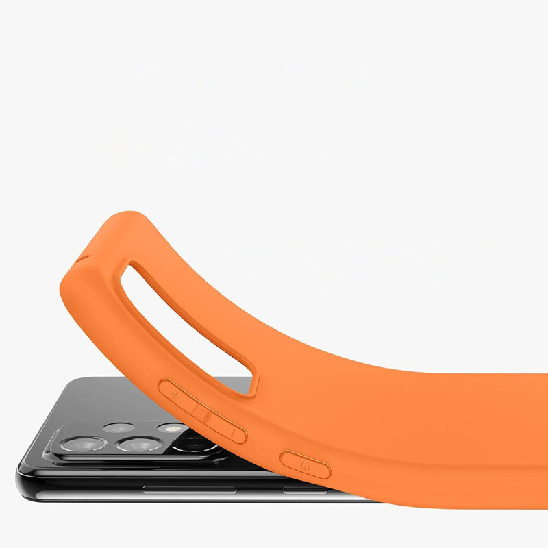 Silicone Case lankstus silikoninis dėklo dangtelis, skirtas Samsung Galaxy A22 4G mėlynas