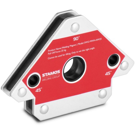 Kampinio strypo magnetinio suvirinimo laikiklio kampas 45/90/135 iki 25 kg Kampinio strypo magnetinio suvirinimo laikiklio kampas 45/90/135 iki 25 kg