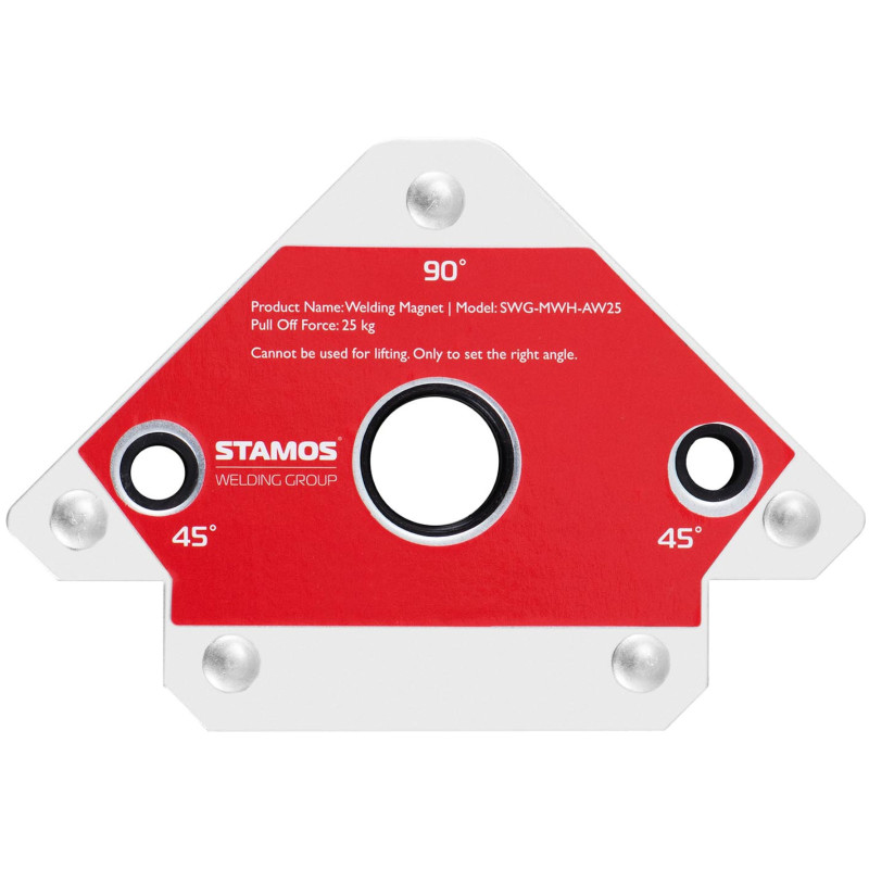 Kampinio strypo magnetinio suvirinimo laikiklio kampas 45/90/135 iki 25 kg