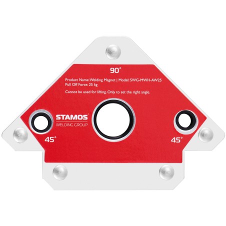 Kampinio strypo magnetinio suvirinimo laikiklio kampas 45/90/135 iki 25 kg Kampinio strypo magnetinio suvirinimo laikiklio kampas 45/90/135 iki 25 kg