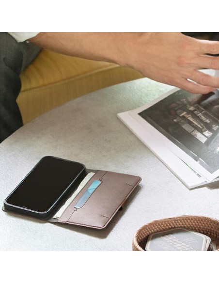 Uniq Journa iPhone 12 Pro Max dėklas – pilkas Uniq Journa iPhone 12 Pro Max dėklas – pilkas