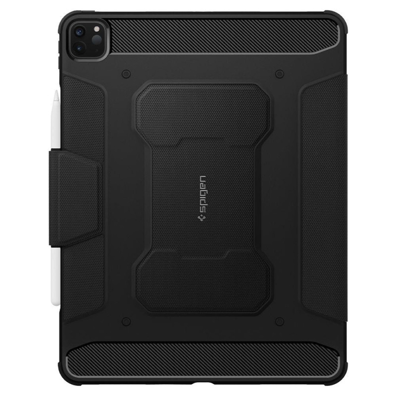Spigen Rugged Armor Pro dėklas, skirtas iPad Pro 12.9& 39 & 39 2021/ 2022 – juodas