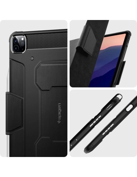 Spigen Rugged Armor Pro dėklas, skirtas iPad Pro 12.9& 39 & 39 2021/ 2022 – juodas Spigen Rugged Armor Pro dėklas, skirtas iPad Pro 12.9& 39 & 39 2021/ 2022 – juodas