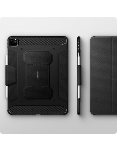 Spigen Rugged Armor Pro dėklas, skirtas iPad Pro 12.9& 39 & 39 2021/ 2022 – juodas Spigen Rugged Armor Pro dėklas, skirtas iPad Pro 12.9& 39 & 39 2021/ 2022 – juodas