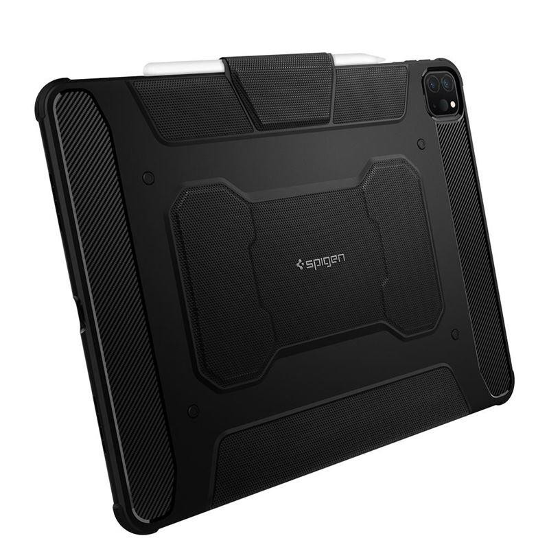 Spigen Rugged Armor Pro dėklas, skirtas iPad Pro 12.9& 39 & 39 2021/ 2022 – juodas