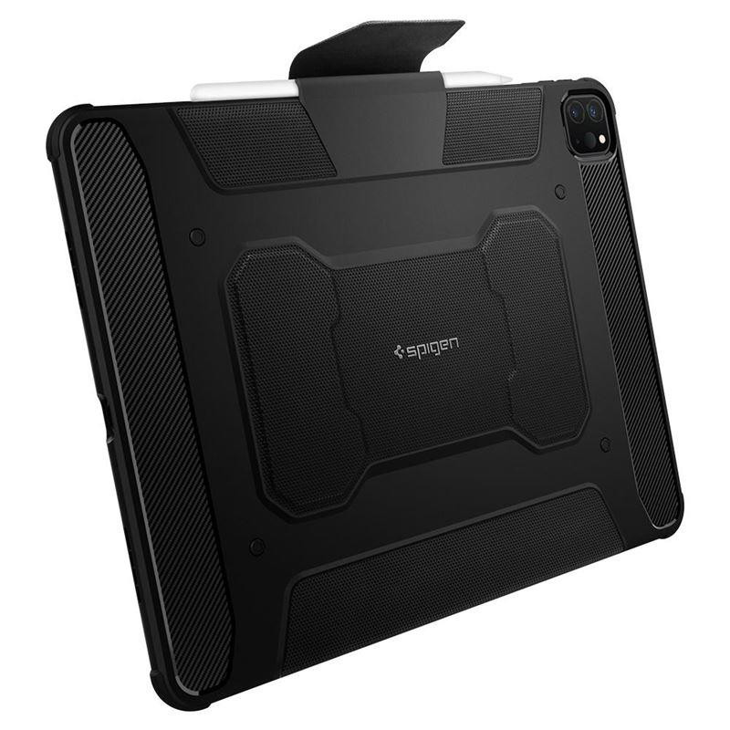 Spigen Rugged Armor Pro dėklas, skirtas iPad Pro 12.9& 39 & 39 2021/ 2022 – juodas