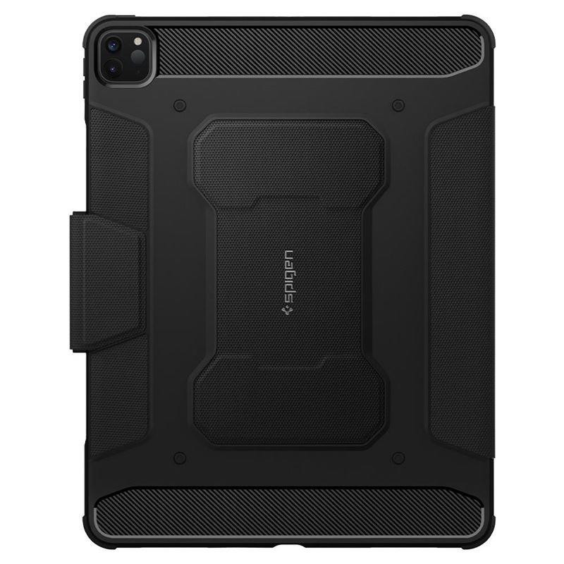 Spigen Rugged Armor Pro dėklas, skirtas iPad Pro 12.9& 39 & 39 2021/ 2022 – juodas