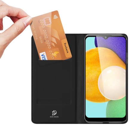 Dux Ducis Skin Pro dėklo dėklo dangtelis su atvartu, skirtas Samsung Galaxy A03s juodas Dux Ducis Skin Pro dėklo dėklo dangtelis su atvartu, skirtas Samsung Galaxy A03s juodas