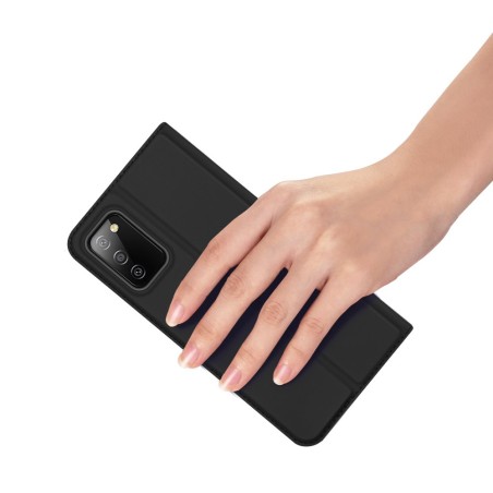 Dux Ducis Skin Pro dėklo dėklo dangtelis su atvartu, skirtas Samsung Galaxy A03s juodas Dux Ducis Skin Pro dėklo dėklo dangtelis su atvartu, skirtas Samsung Galaxy A03s juodas