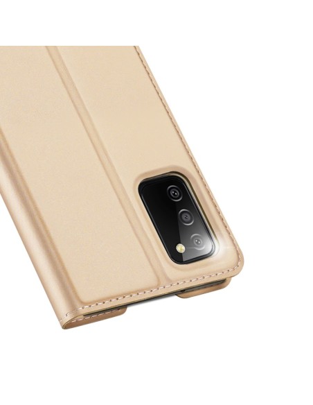 Dux Ducis Skin Pro dėklo dėklo dangtelis su atvartu, skirtas Samsung Galaxy A03s auksui Dux Ducis Skin Pro dėklo dėklo dangtelis su atvartu, skirtas Samsung Galaxy A03s auksui
