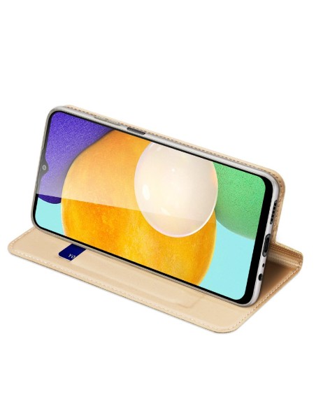 Dux Ducis Skin Pro dėklo dėklo dangtelis su atvartu, skirtas Samsung Galaxy A03s auksui Dux Ducis Skin Pro dėklo dėklo dangtelis su atvartu, skirtas Samsung Galaxy A03s auksui