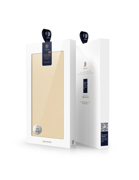 Dux Ducis Skin Pro dėklo dėklo dangtelis su atvartu, skirtas Samsung Galaxy A03s auksui Dux Ducis Skin Pro dėklo dėklo dangtelis su atvartu, skirtas Samsung Galaxy A03s auksui