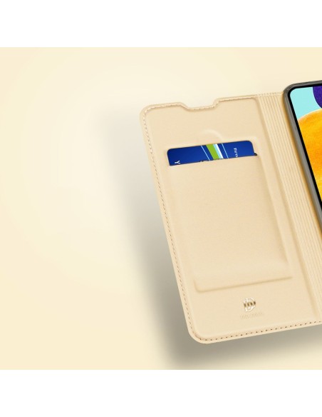 Dux Ducis Skin Pro dėklo dėklo dangtelis su atvartu, skirtas Samsung Galaxy A03s auksui Dux Ducis Skin Pro dėklo dėklo dangtelis su atvartu, skirtas Samsung Galaxy A03s auksui