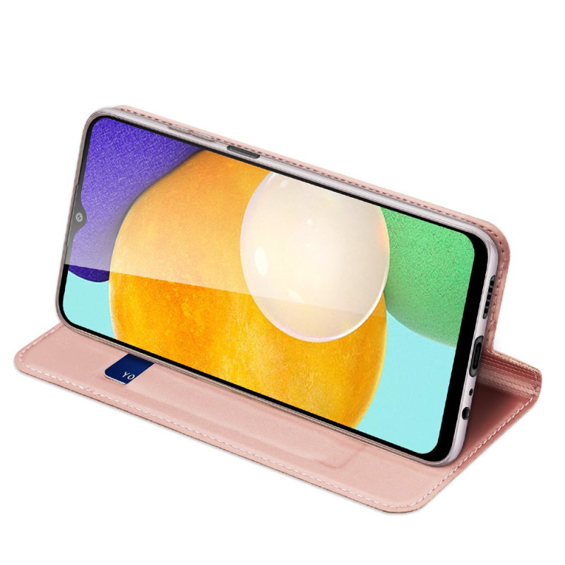 Dux Ducis Skin Pro dėklo dėklo dangtelis su atvartu, skirtas Samsung Galaxy A03s rožinės spalvos