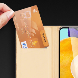Dux Ducis Skin Pro dėklo dėklo dangtelis su atvartu, skirtas Samsung Galaxy A03s rožinės spalvos