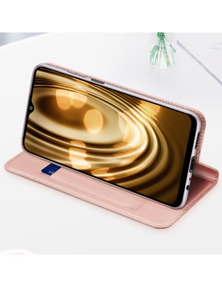Dux Ducis Skin Pro dėklo dėklo dangtelis su atvartu, skirtas Samsung Galaxy A03s rožinės spalvos Dux Ducis Skin Pro dėklo dėklo dangtelis su atvartu, skirtas Samsung Galaxy A03s rožinės spalvos