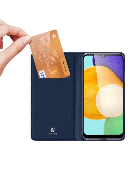 Dux Ducis Skin Pro dėklo dėklo dangtelis su atvartu, skirtas Samsung Galaxy A03s mėlynai Dux Ducis Skin Pro dėklo dėklo dangtelis su atvartu, skirtas Samsung Galaxy A03s mėlynai