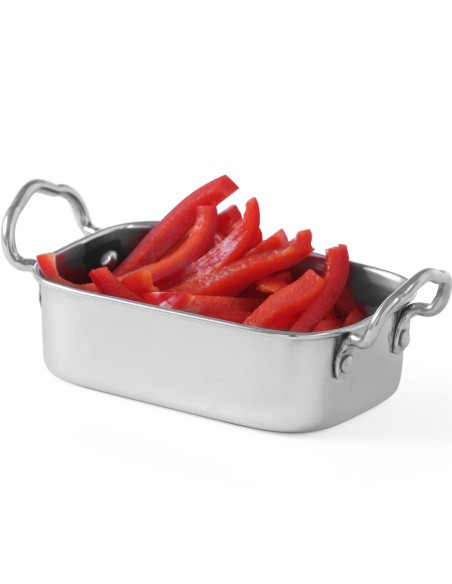 Mažas nerūdijančio plieno užkandžių padėklas 185x95x45mm - Hendi 426487 Mažas nerūdijančio plieno užkandžių padėklas 185x95x45mm - Hendi 426487