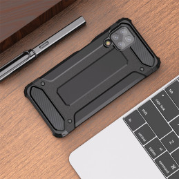 Hybrid Armor šarvuotas hibridinis dėklo dangtelis, skirtas Samsung Galaxy A22 4G mėlynas