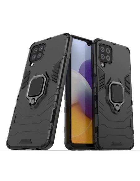 Ring Armor šarvuotas hibridinis korpuso dangtelis + magnetinis laikiklis Samsung Galaxy A22 4G juodas Ring Armor šarvuotas hibridinis korpuso dangtelis + magnetinis laikiklis Samsung Galaxy A22 4G juodas