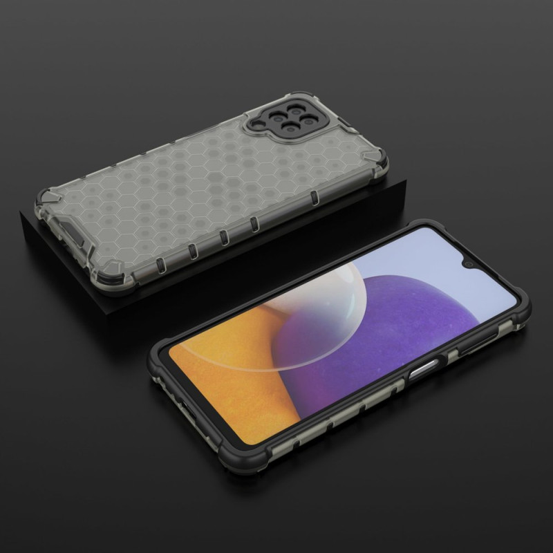 Korinis šarvuotas dėklas su gelio rėmeliu, skirtas Samsung Galaxy A22 4G juodas